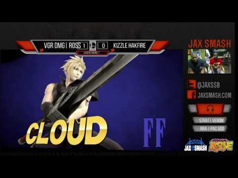 Jax Smash Weekly 4/28/16 - DMG | Ross(Cloud) Vs. Kizzle Hakfire(Ness) LQ