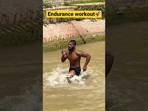 Stamina endurance workout in water 🔥 