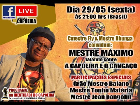 57ª LIVE NA IDENTIDADE DO CAPOEIRA - CAPOEIRA E O CANGAÇO