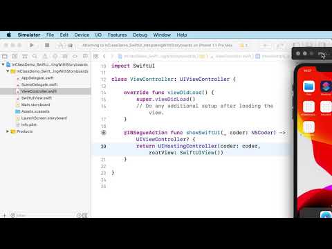 IMS 351: SwiftUI - Integrating SwiftUI into Storyboards