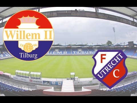 Willem II - FC Utrecht: Opkomst van de spelers (HD 1080P)