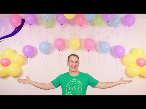 How to Stick Balloons on wall - balloons on ceiling - balloon decoration ideas - gustavo gg