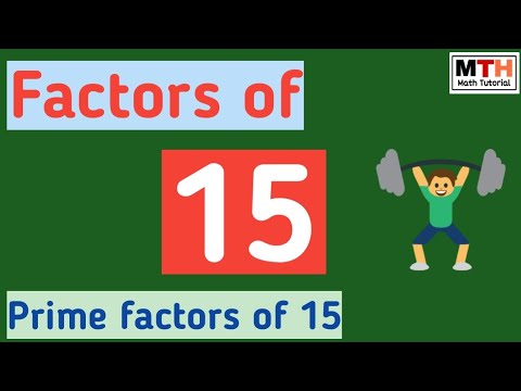 Factors of 15 | Prime factors of 15 | Total number of factors of 15