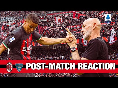 Pioli and Thiaw | AC Milan v Lecce post-match reactions