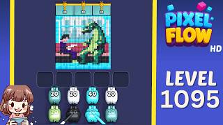 Pixel Flow Level 1095 Solution Walkthrough
