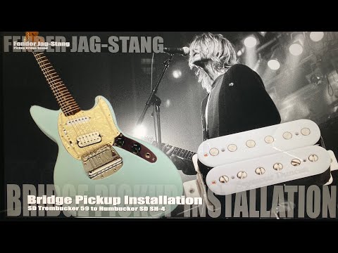 Changing of Bridge pickup  SD TB59 to SH-4B | Fender Jag-Stang