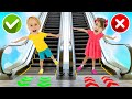 Escalator Mall Adventure - Kids Learn Mall Safety Rules Escalator Mall Adventure - Kids Learn Mall Safety Rules