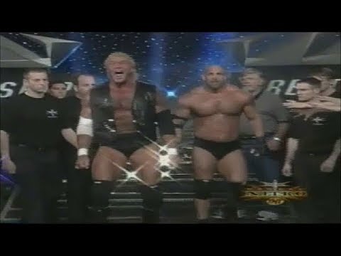 Kevin Nash & Scott Hall (The Outsiders) vs.  Bill Goldberg & Sid Vicious - ENTRANCES