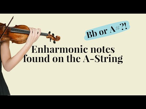 Enharmonic Notes on the A-String