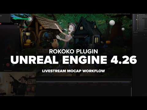 Rokoko Unreal 4.26 plugin - mocap livestream workflow, Smartgloves, Smartsuit Pro, and Face Capture