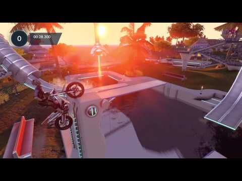 Trials Fusion™ Cannonball! challenge on Bungalow Beach