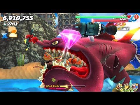 Buzz Helicoprion Live Contest in Pacific Island - Hungry Shark World