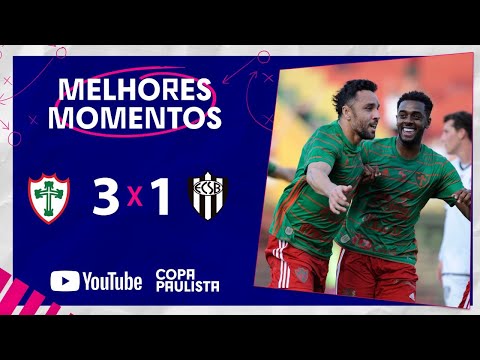 LUSA LÍDER | PORTUGUESA 3 x 1 EC SÃO BERNARDO | MELHORES MOMENTOS | 4ª RODADA | COPA PAULISTA 2022