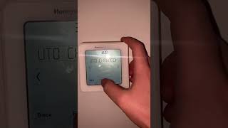 Honeywell T6 WiFi thermostat advanced settings