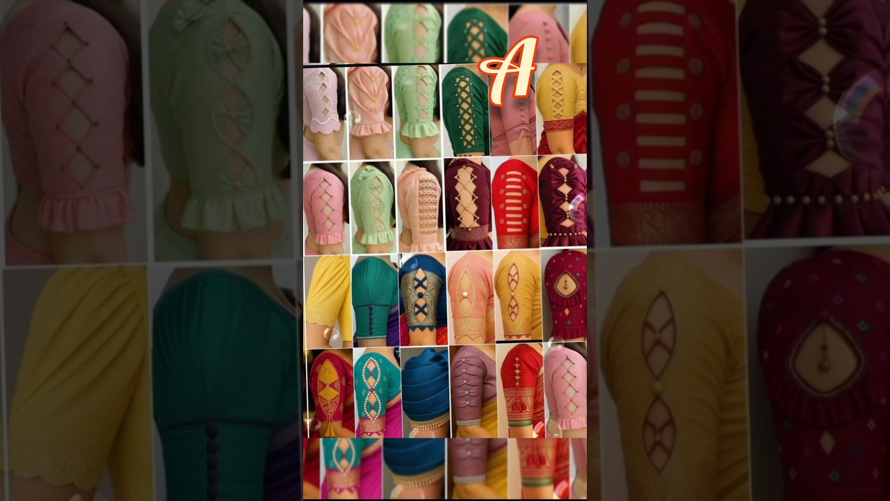 blouse design ideas, latest blouse designs, blouse design tutorials, traditional blouse designs