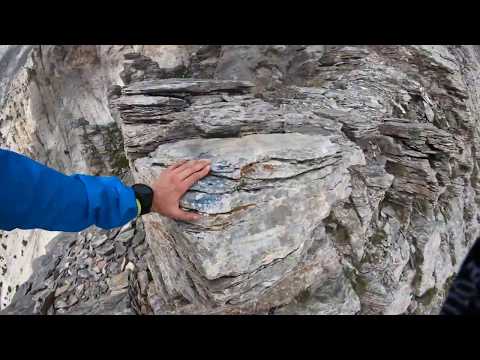 Ridge running in mountain Olympus