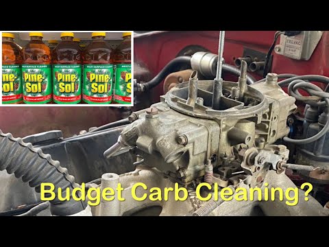 Budget Carburetor Cleaning/Rebuild - The Pine-Sol Trick