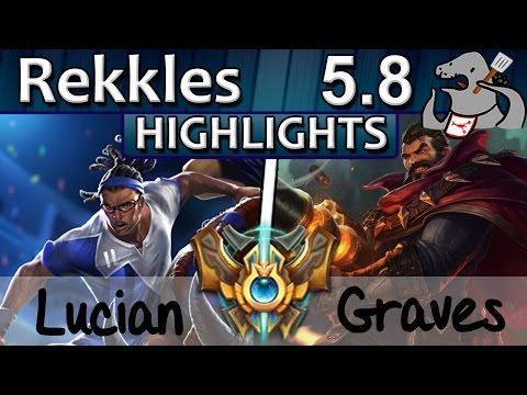 [Highlights] Rekkles - Lucian/Braum vs Graves/Janna - ADC - Challenger S5 | 3