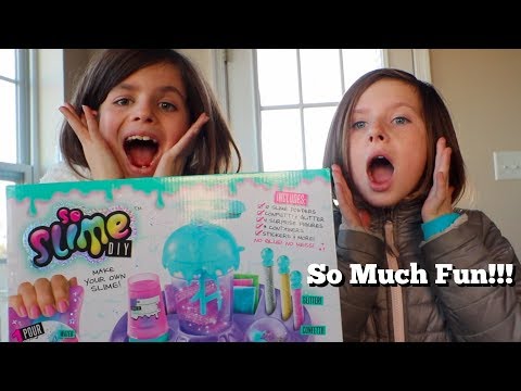 So Slime, DIY Slime Factory! Make 10 different slimes with just water and Slime Powder!!