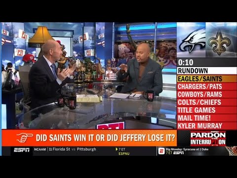 Pardon the Interruption Today 01.14.2019 - Did Saints Win It Or Did Jeffery Lose It