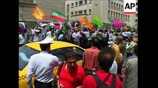 Protest outside German embassy about killing of Egyptian woman al-Sherbini