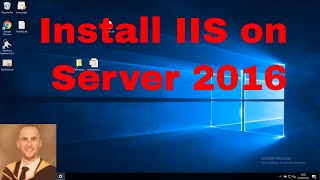 YouTube Thumbnail for How to install IIS on server 2016