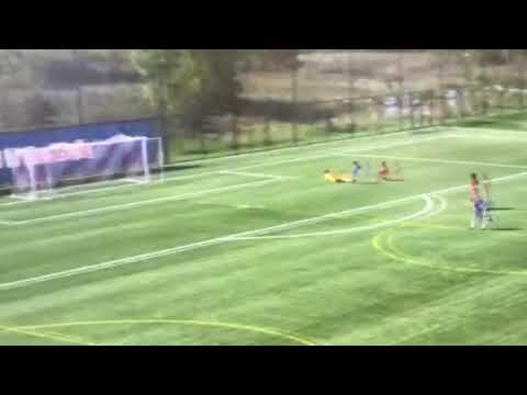 Tsf v red bull 2005 u14 ball in behind results in goal