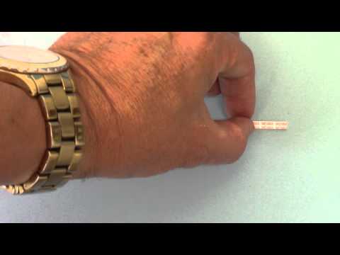 MDMA Ecstacy drug testing strip kit information and demo of a drug test for ecstacy