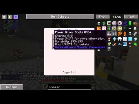 Minecraft: Ultra Modded Survival Ep. 48 - MODULAR POWERSUIT! , EthanD / EthanDJ