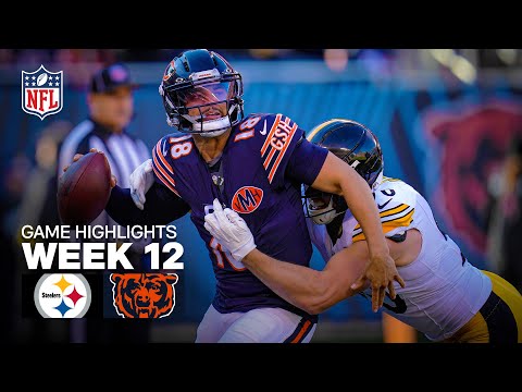 Pittsburgh Steelers vs Chicago Bears Game Highlights | 2025 NFL Season Week 12