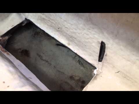 Hunter 34 Bilge Cut Out