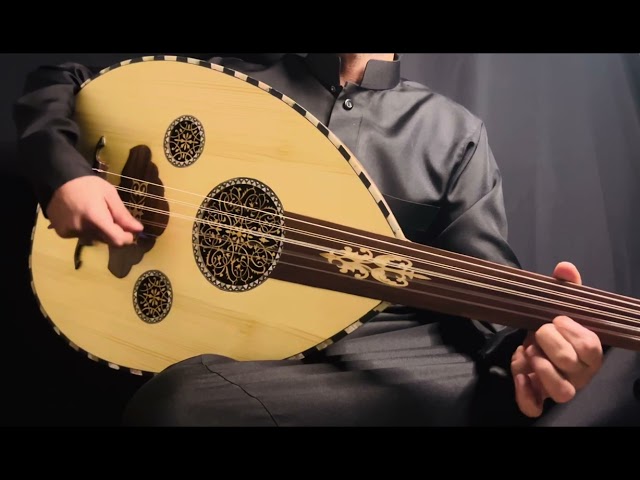 فيديو للعود الموسيقي سوبر لوكس مصدف خشب جوز