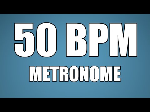 50 BPM Visual Metronome / Click Track.