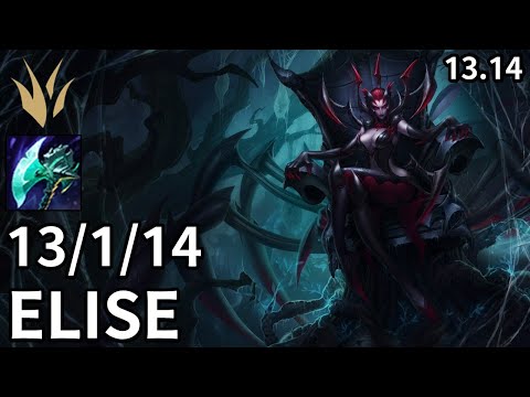Elise Jungle vs Zac - EUW Master | Patch 13.14