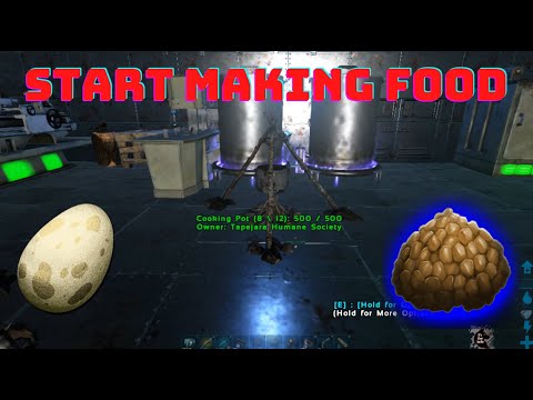 Ark: How to make kibble and cook!