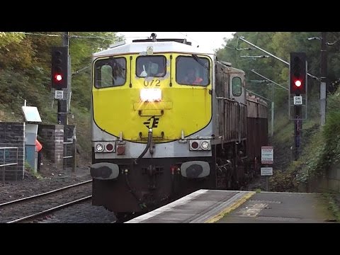 Irish Rail 071 Class Loco 072 on Tara Mines - Raheny Station, Dublin