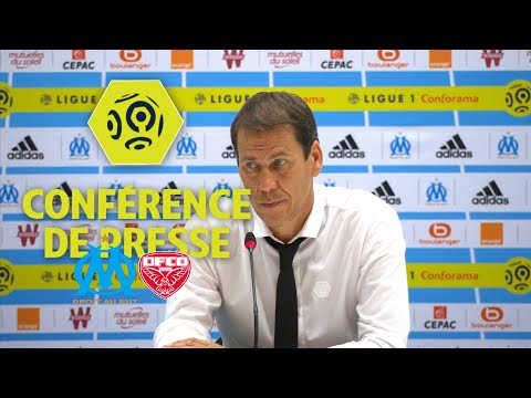 Press conference Olympique de Marseille - Dijon FCO (3-0) - Ligue 1 Conforama / 2017-18