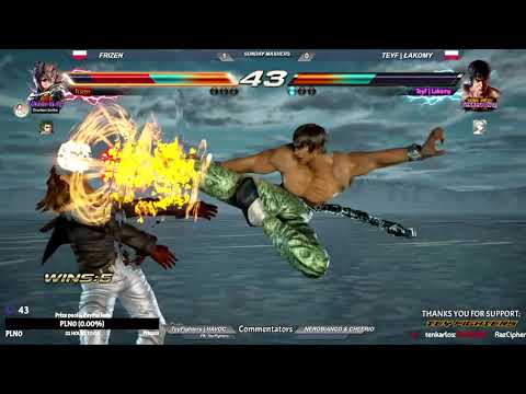 Tekken 7: TeyF | Lakomy [Law] vs Frizen [Lars] - Polish Clutch aka Sunday Mashers 25.04.2021