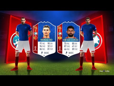 96 WORLD CUP RONALDO & 86 WORLD CUP COSTA! - FIFA 18 World Cup