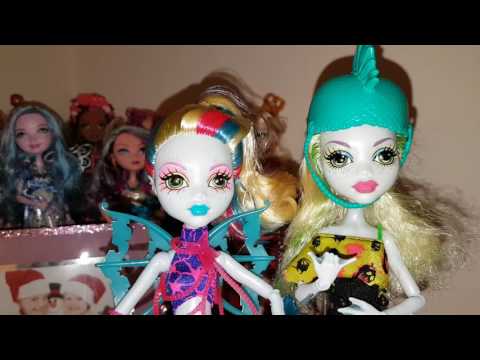 Monster high great scarrier reef lagoona blue review again! First mh doll we ever reviewed :)