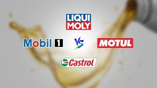 Mobil1 vs Castrol vs Liqui Moly vs Motul