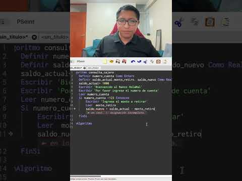 Ep.3 — Programar un Cajero Automático en PSeInt (Lógica paso a paso)