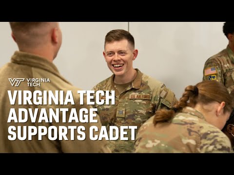 ROTC cadet focuses on the future with help from Virginia Tech Advantage