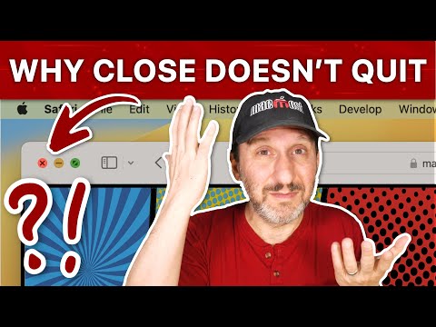 Why Does Closing Windows on a Mac not Quit the Application?