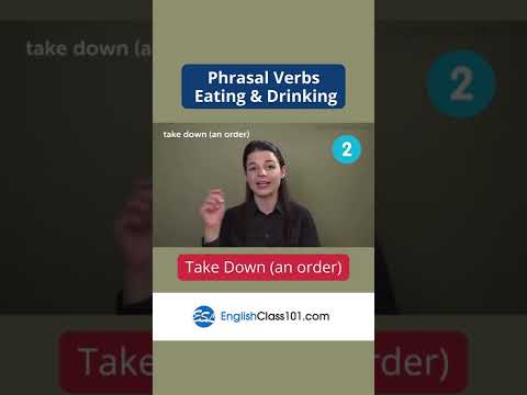 TAKE DOWN - Learn English Most Common Phrasal Verbs #shorts #english #englishclass101