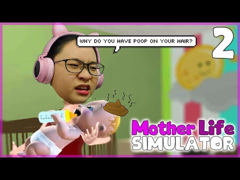 Mother Life Simulator Part 2 Android iOS Gameplay - Let's Play Mother Life Simulator- Baby Poop Head