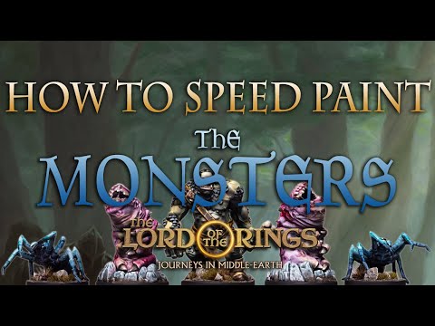 How to Speed Paint the Monsters!