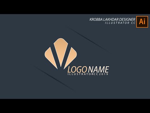 Simple logo in Adobe Illustrator CC #54