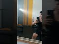 selfie before workout