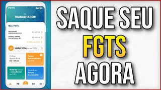 SAQUE do FGTS - Como Sacar o FGTS pelo Celular passo a passo (QUALQUER BANCO)